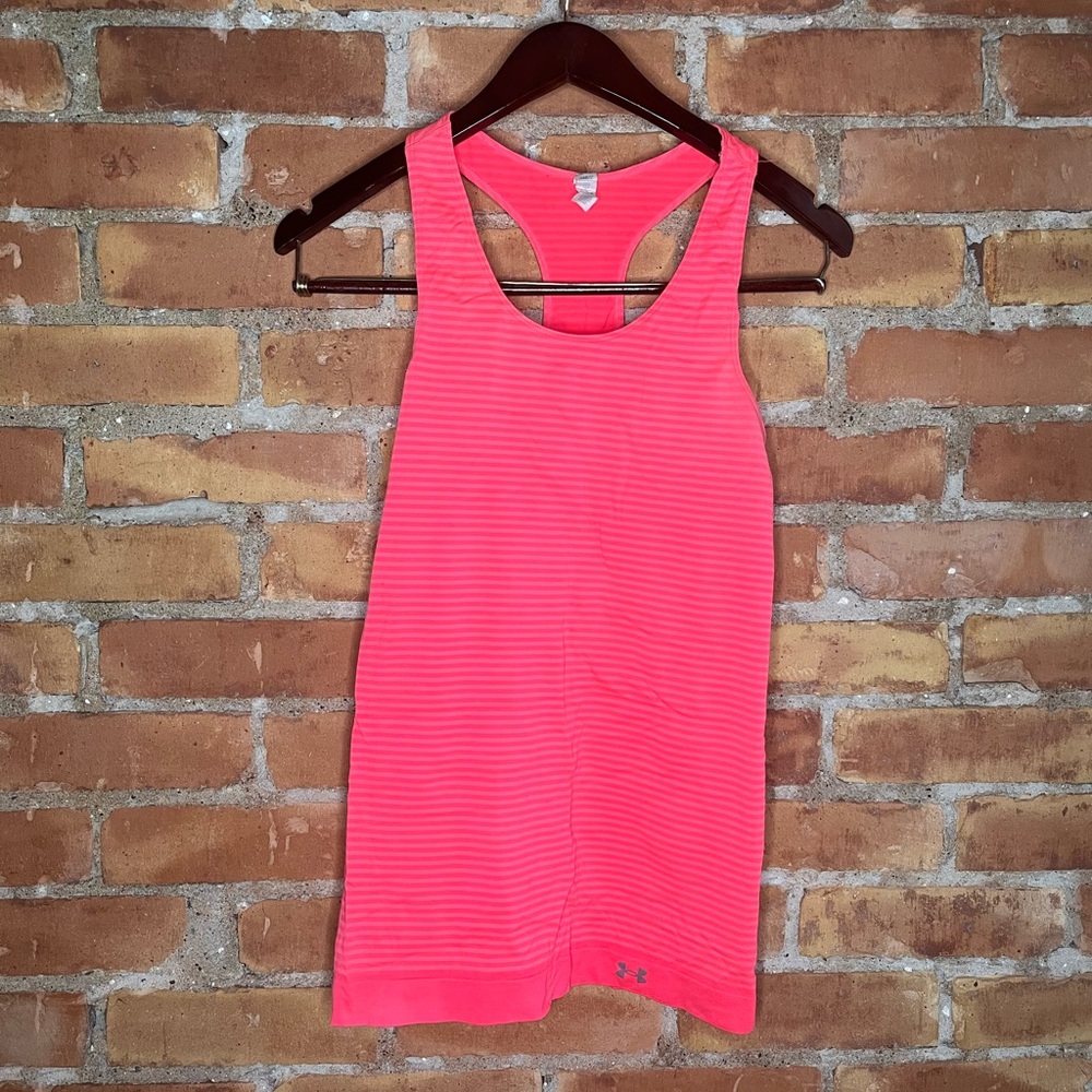 Under Armour Tank + Coral Pink + Small